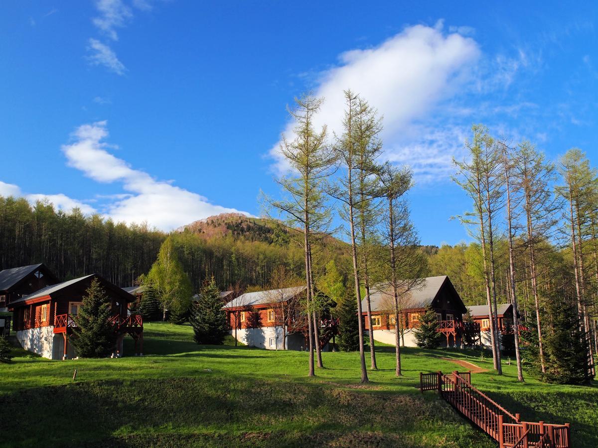 Log Hotel Larch Lake Kanayama Minamifurano Rum bild