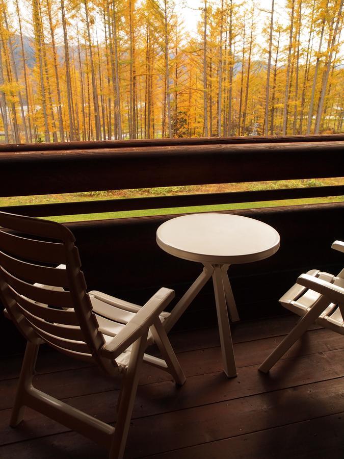 Log Hotel Larch Lake Kanayama Minamifurano Rum bild